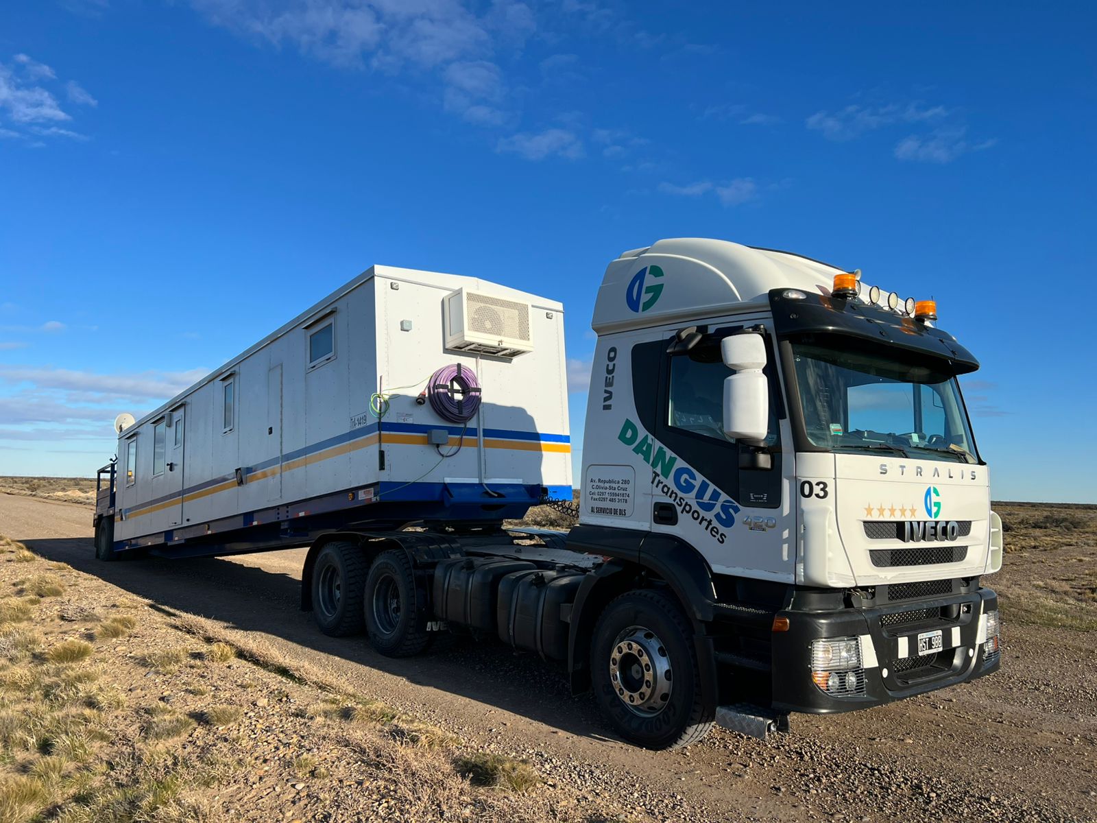 Transporte de módulo habitacional